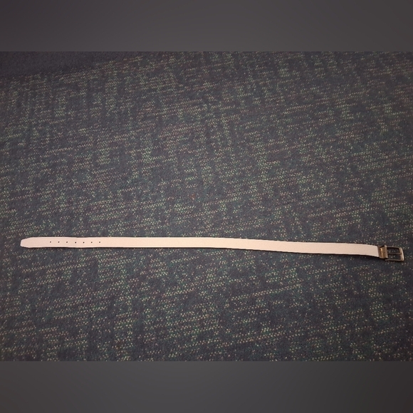 Nike Other - Nike White And Black Leather Belt